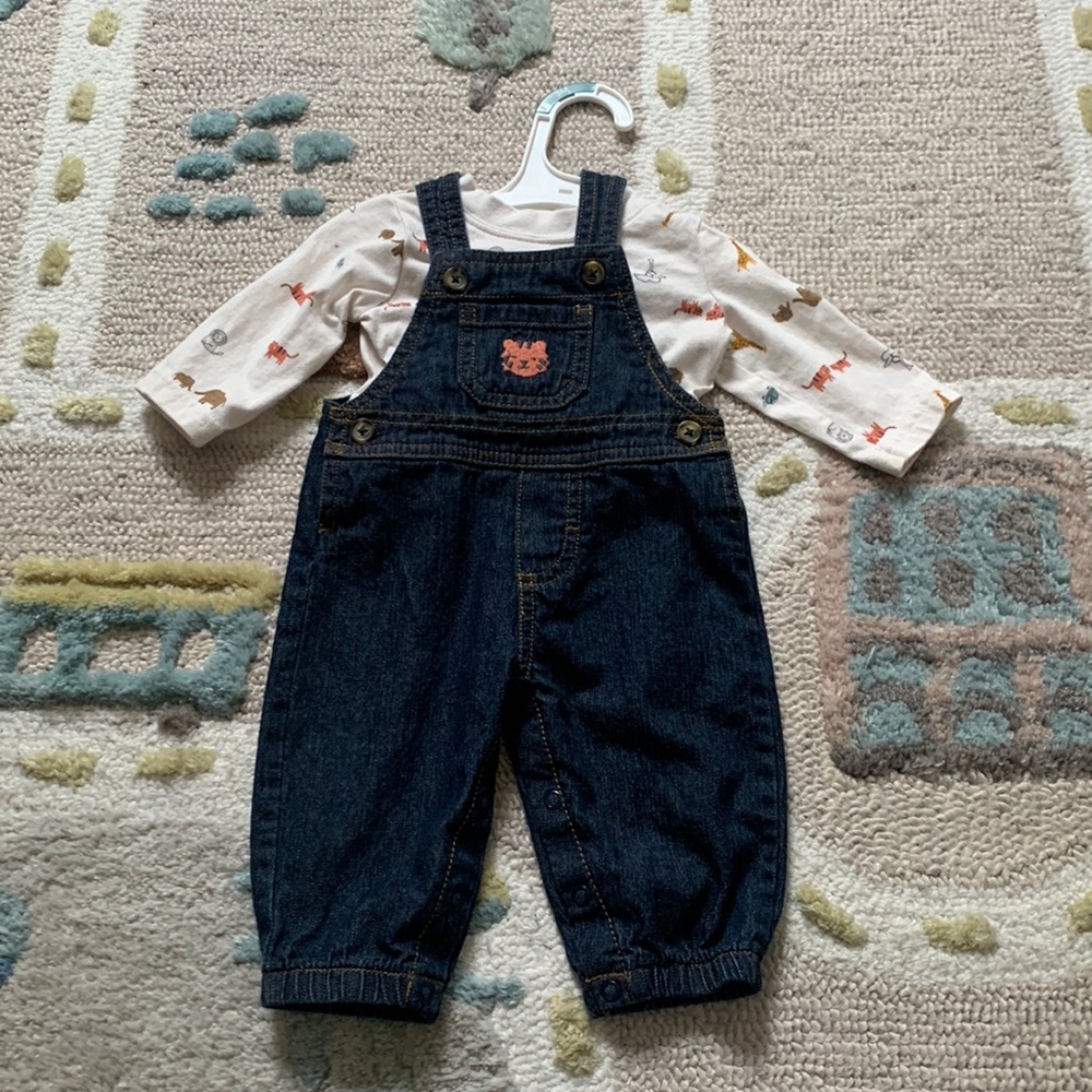 Carters overall set 3mo